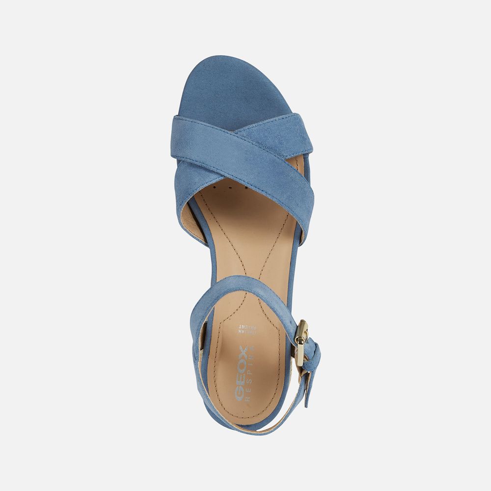 Sandales Geox Ischia - Bleu - Femme 690487-VXF